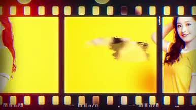 大气电影胶卷边框图文展示ae模板视频的预览图